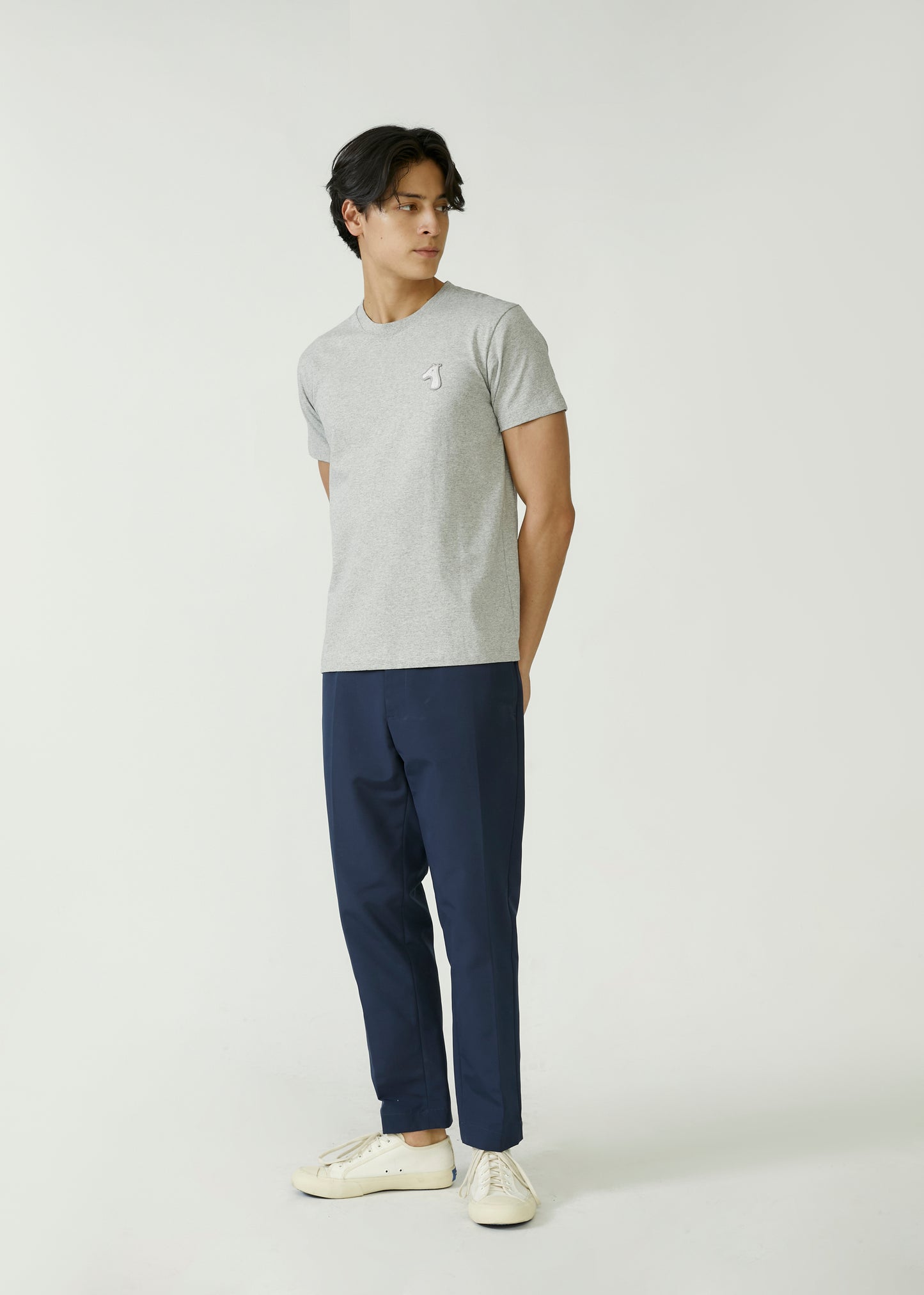 CLASSIC FIT T-SHIRT WITH TONE-ON-TONE LOGO