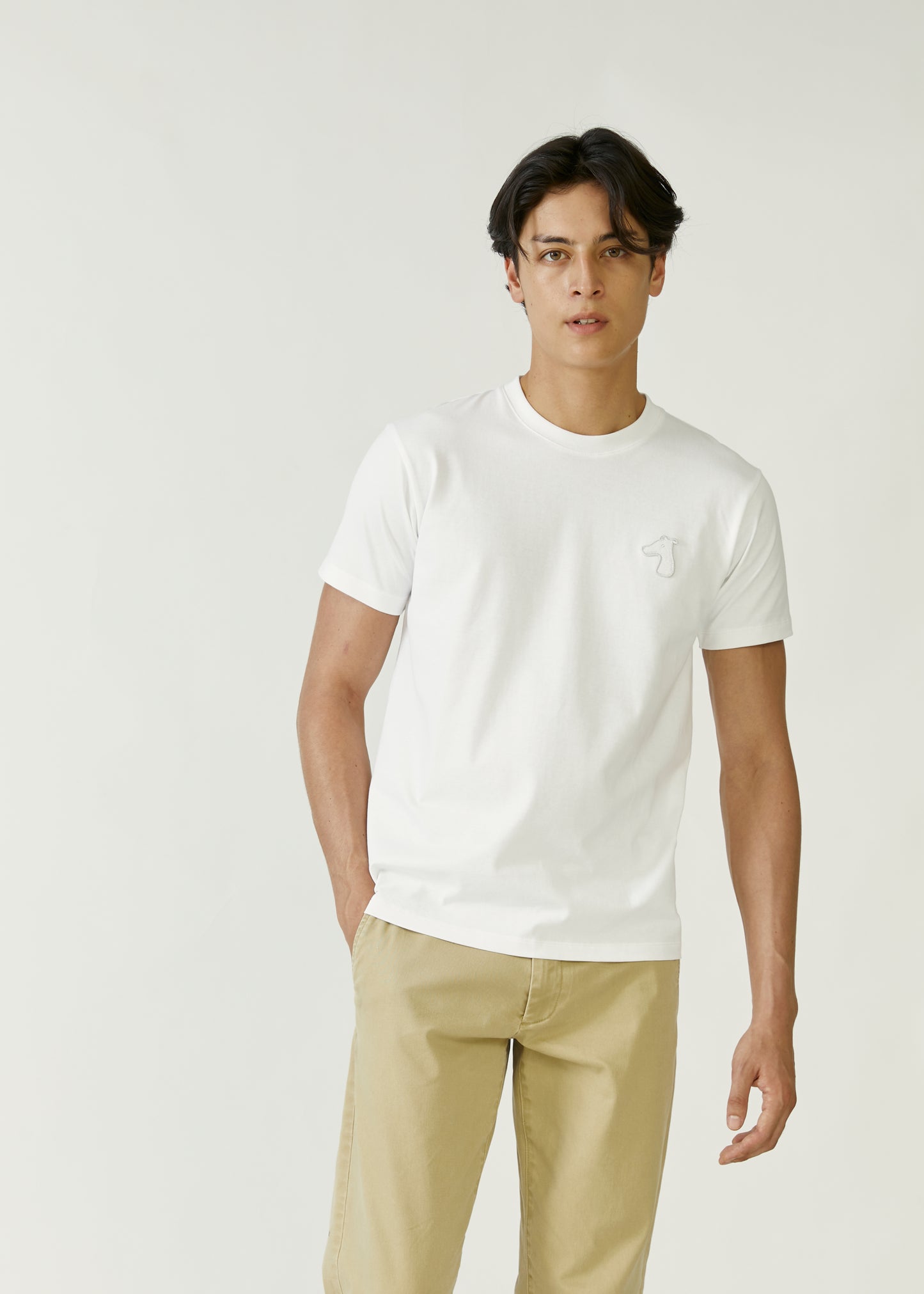 CLASSIC FIT T-SHIRT WITH TONE-ON-TONE LOGO