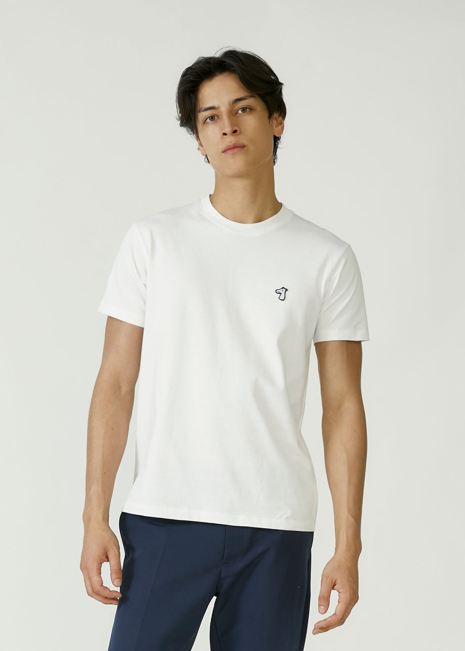 CLASSIC FIT T-SHIRT WITH SIGNATURE LOGO