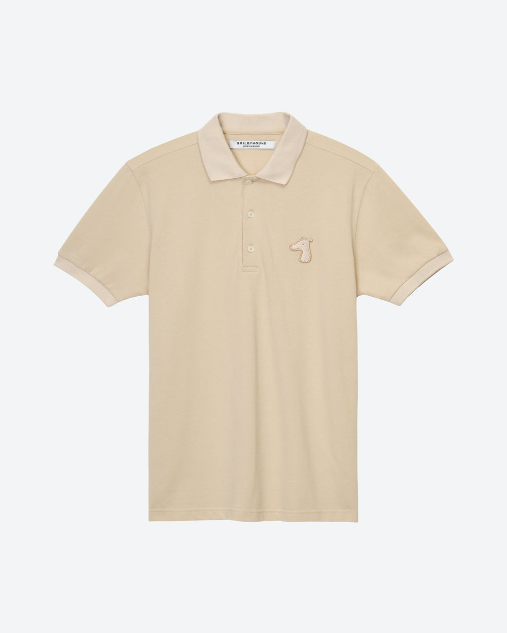 PIQUE POLO SHIRT WITH TONE-ON-TONE LOGO