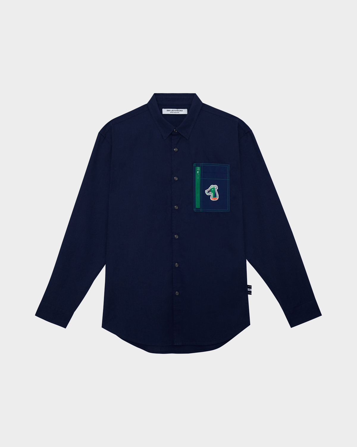 POCKET SHIRT WITH LOGO EMBROIDERED