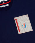 POCKET T-SHIRT WITH LOGO EMBROIDERED