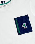 POCKET T-SHIRT WITH LOGO EMBROIDERED