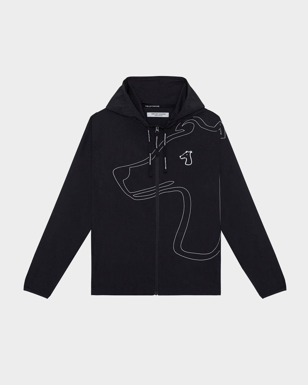 SMILEYHOUND ACTIVEWEAR NYLON HOODIE JACKET