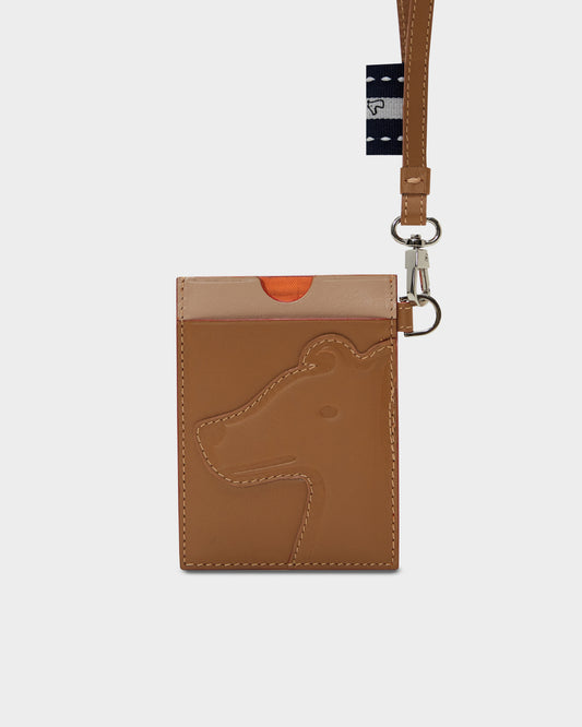 COLORBLOCK LEATHER CARD HOLDER
