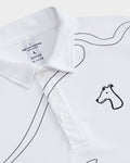 BREATHABLE JERSEY  POLO SHIRT  WITH  LOGO GRAPHIC PRINT
