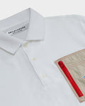 POCKET POLO SHIRT WITH LOGO EMBROIDERED