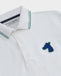 SIGNATURE COLLAR POLO SHIRT WITH LOGO EMBROIDERED