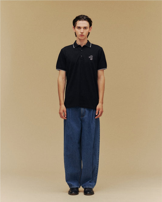 SMILEYHOUND GOODGATHER TIPPED POLO SHIRT