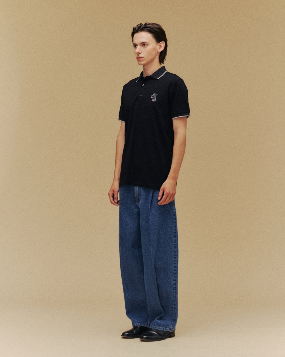 SMILEYHOUND GOODGATHER TIPPED POLO SHIRT