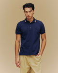 SMILEYHOUND COLOR-BLOCK GOODGATHER POLO SHIRT