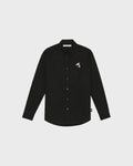 POPLIN SLIM SHIRT WITH LOGO EMBROIDERED