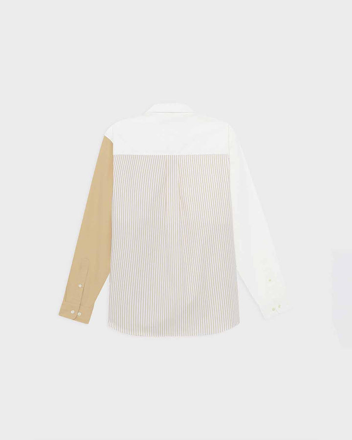เสื้อเชิ้ต OXFORD SLIM ปักโลโก้