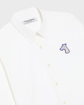 POPLIN REGULAR SHIRT WITH LOGO EMBROIDERED