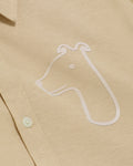 OXFORD SLIM SHIRT WITH BOLD LOGO