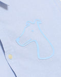 OXFORD SLIM SHIRT WITH BOLD LOGO