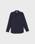 OXFORD SLIM SHIRT WITH BOLD LOGO