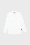 OXFORD SLIM SHIRT WITH BOLD LOGO