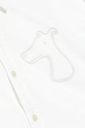 OXFORD SLIM SHIRT WITH BOLD LOGO