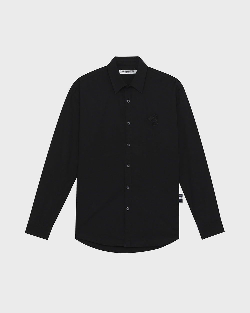 POPLIN REGULAR SHIRT WITH LOGO EMBROIDERED