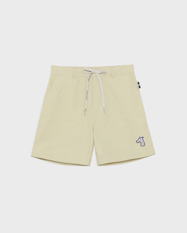 NYLON SHORT WITH LOGO EMBROIDERED
