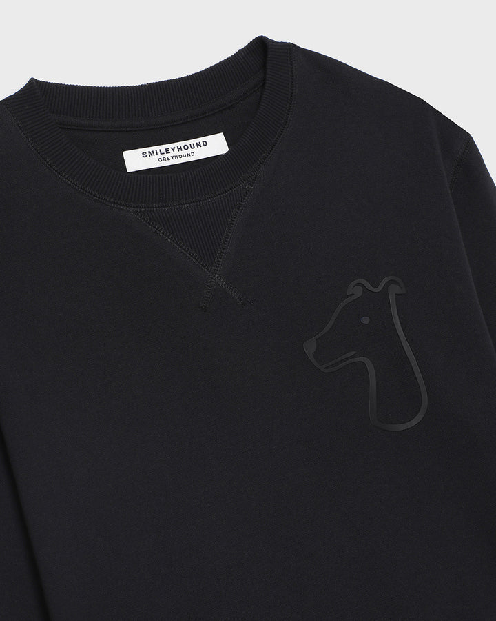 FRENCH TERRY SWEATSHIRT WITH BOLD LOGO