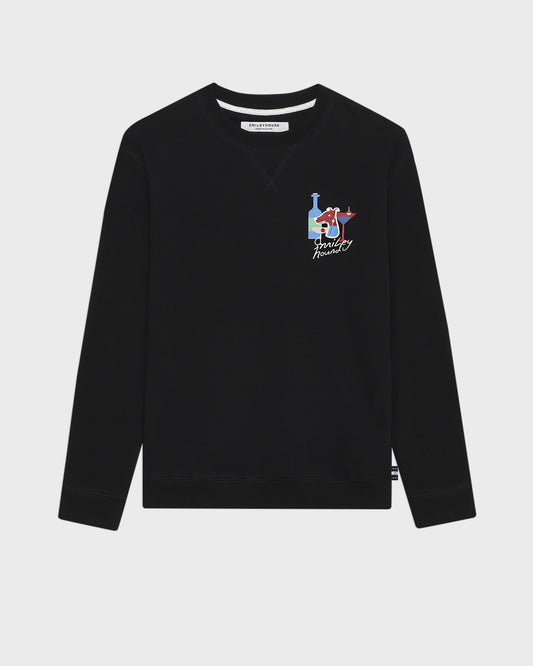 เสื้อสเวตเชิ้ตผ้าเทอร์รี่ฝรั่งเศสพร้อมพิมพ์กราฟิกโลโก้