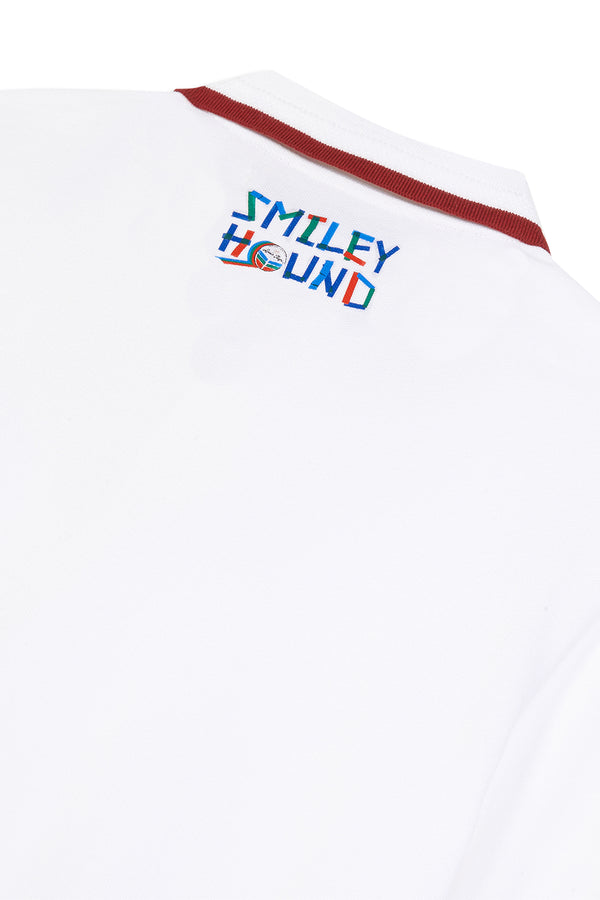 "SMILEYHOUND x LOUIS TAPE"  POLO SHIRT