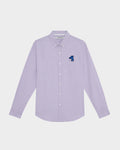 OXFORD SLIM SHIRT WITH LOGO EMBROIDERED