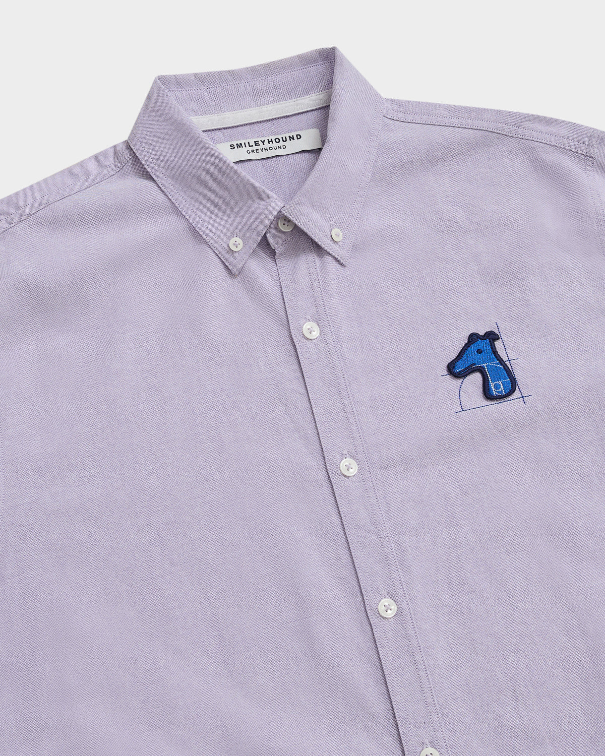 OXFORD SLIM SHIRT WITH LOGO EMBROIDERED