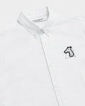 OXFORD SLIM SHIRT WITH LOGO EMBROIDERED