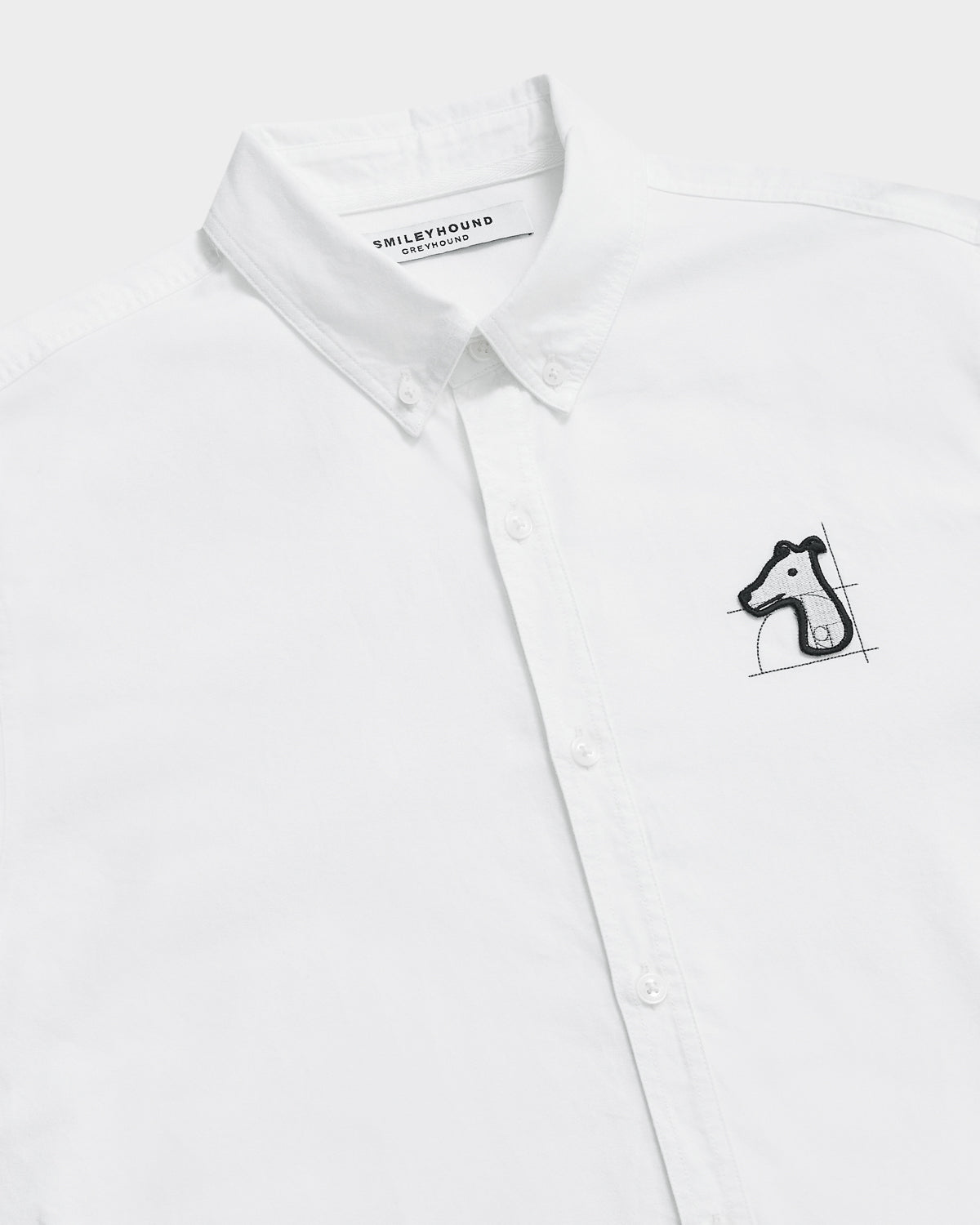 OXFORD SLIM SHIRT WITH LOGO EMBROIDERED