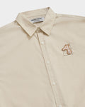 SPECIAL COTTON REGULAR SHIRT WITH LOGO EMBROIDERED