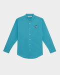 SPECIAL COTTON REGULAR SHIRT WITH LOGO EMBROIDERED