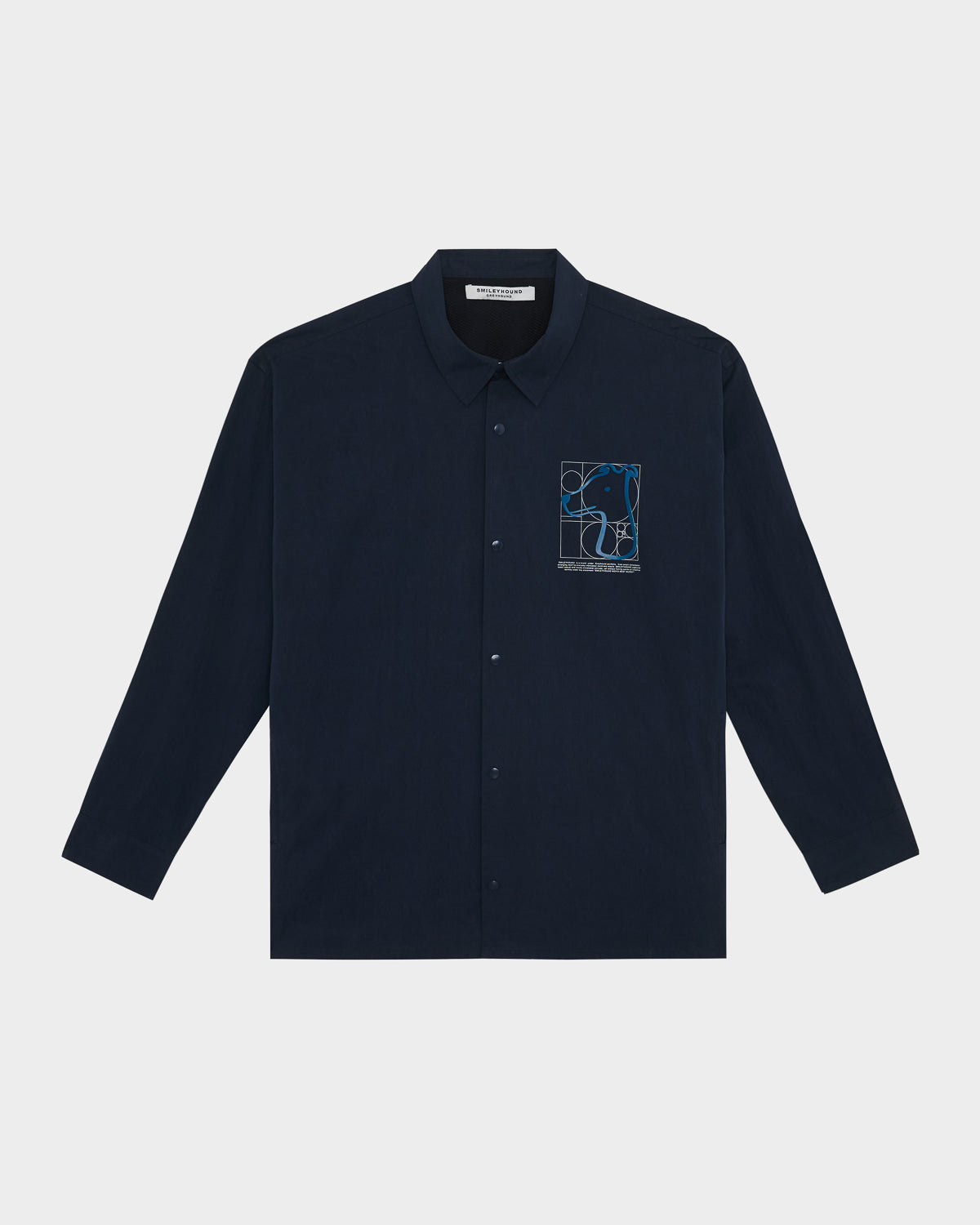 LOOSE SHIRT WITH LOGO GRAGHIC PRINTED