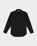 CORDUROY SHIRT WITH LOGO EMBROIDERED