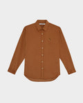 CORDUROY SHIRT WITH LOGO EMBROIDERED