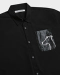 POCKET SHIRT WITH GRAPHIC PRINTED