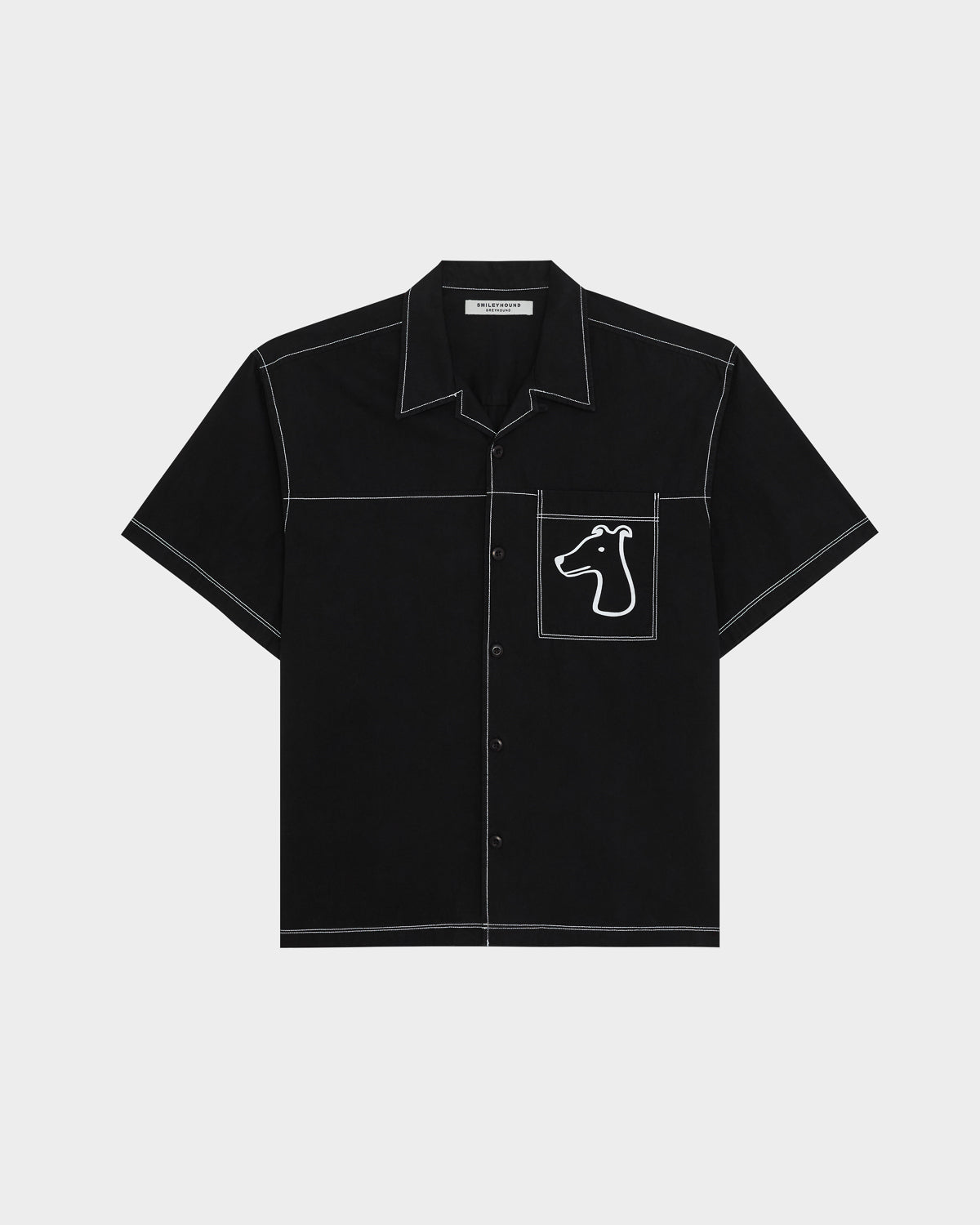 SHORT SLEEVE POCKET SHIRT WITH LOGO EMBROIDERED