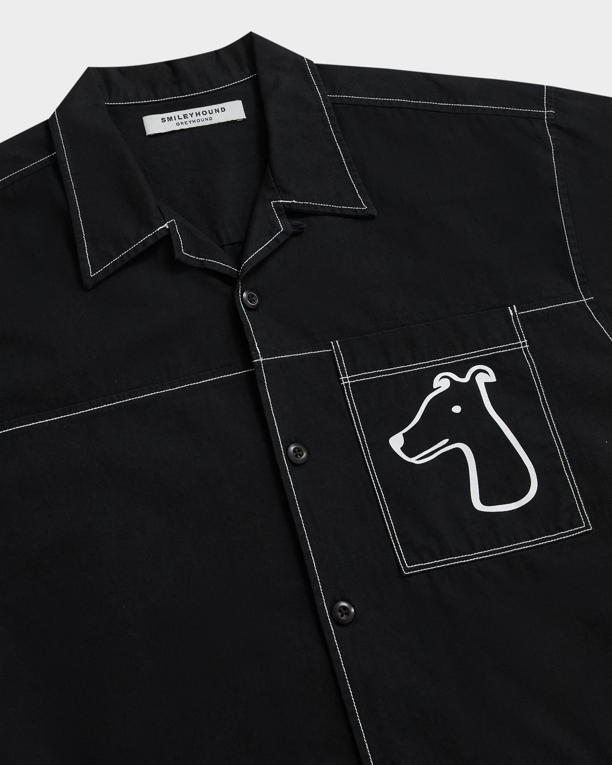 SHORT SLEEVE POCKET SHIRT WITH LOGO EMBROIDERED