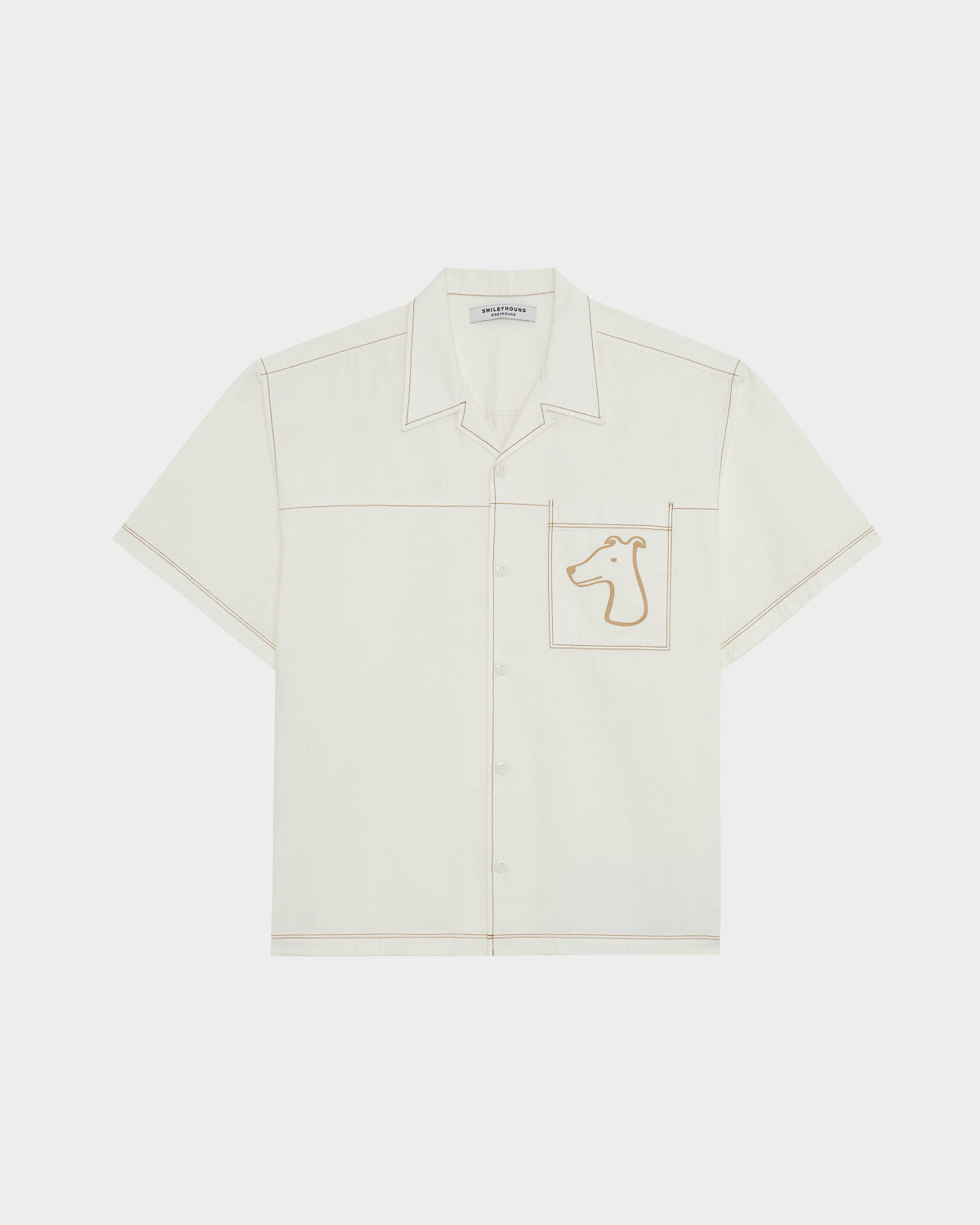 SHORT SLEEVE POCKET SHIRT WITH LOGO EMBROIDERED