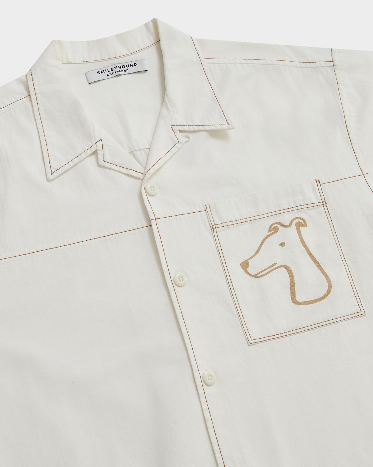 SHORT SLEEVE POCKET SHIRT WITH LOGO EMBROIDERED