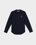 POPLIN SLIM SHIRT WITH LOGO EMBROIDERED