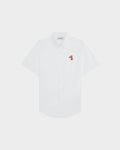 SHORT SLEEVE SHIRT WITH LOGO EMBROIDERED