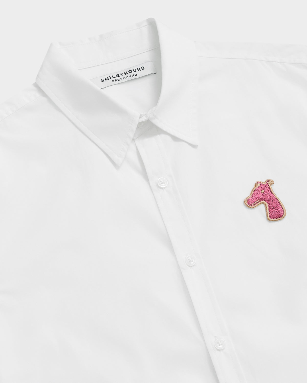 SHORT SLEEVE SHIRT WITH LOGO EMBROIDERED