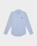 OXFORD SLIM SHIRT WITH LOGO EMBROIDERED