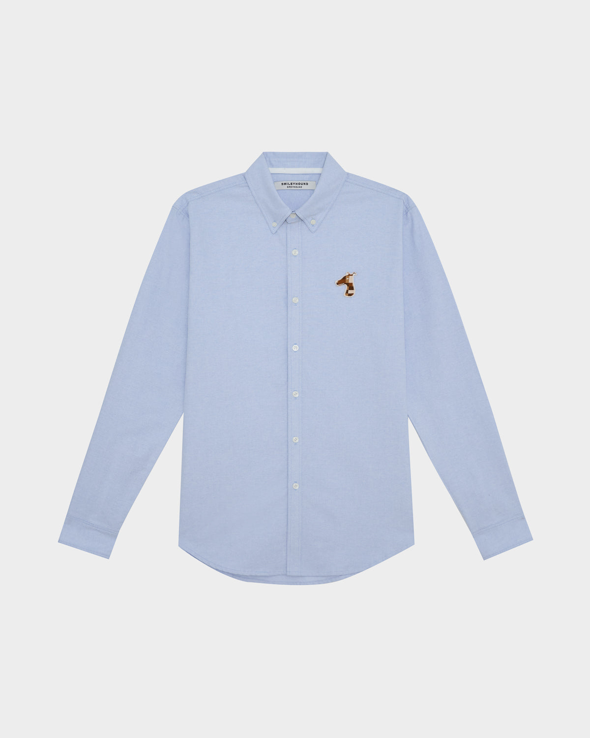 OXFORD SLIM SHIRT WITH LOGO EMBROIDERED