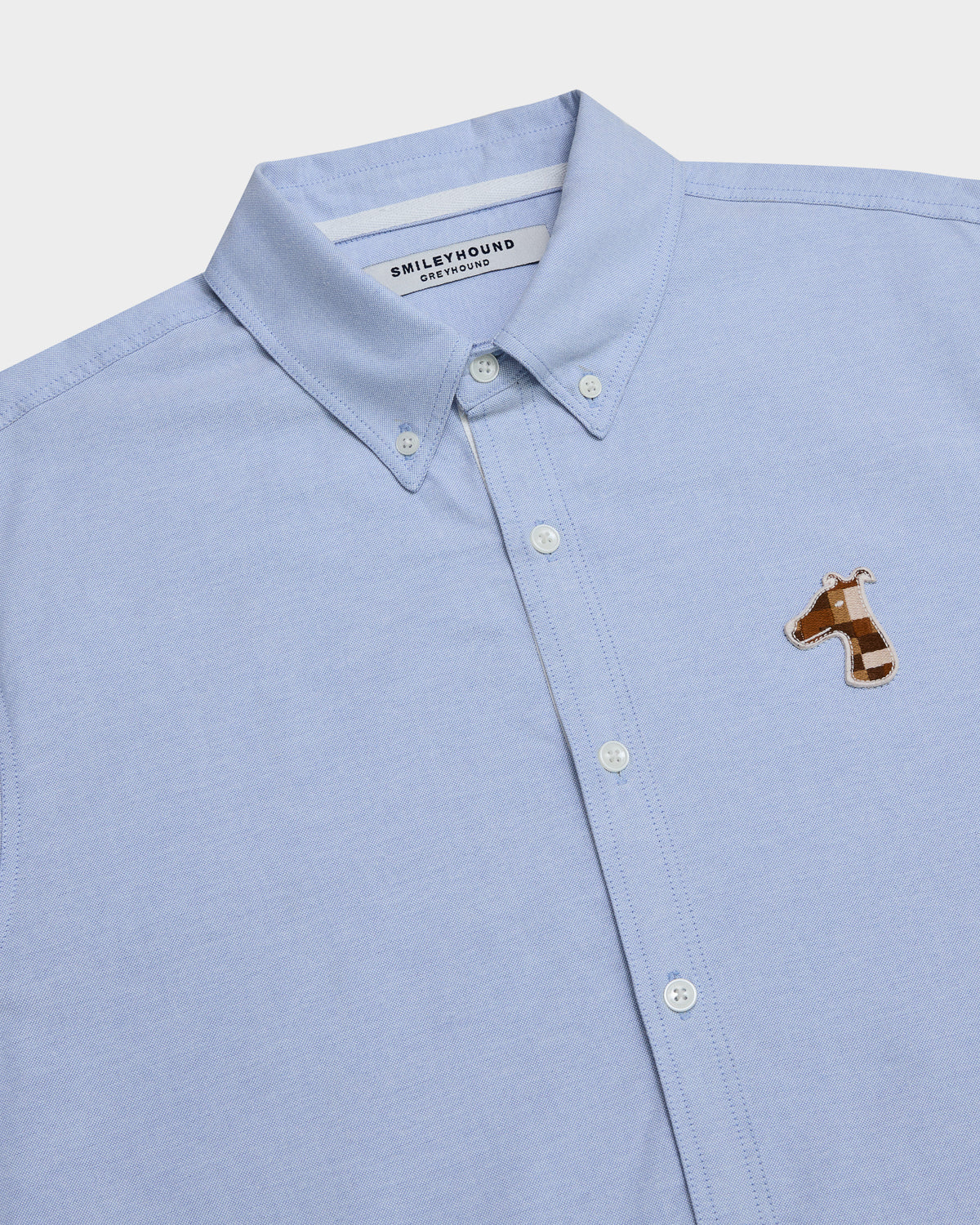 OXFORD SLIM SHIRT WITH LOGO EMBROIDERED