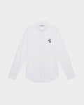 OXFORD SLIM SHIRT WITH LOGO EMBROIDERED