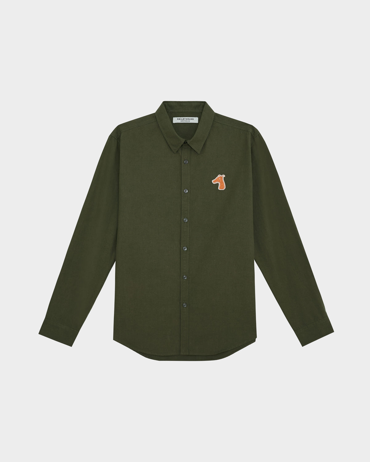 OXFORD SLIM SHIRT WITH LOGO EMBROIDERED